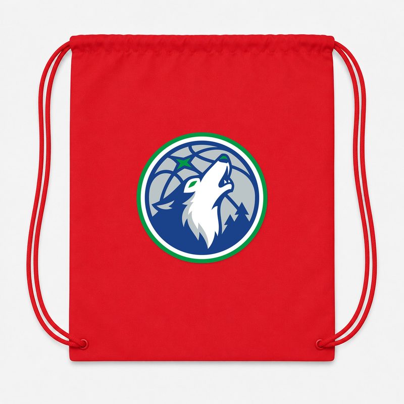 Minnesota Timberwolves Drawstring Bag - Red