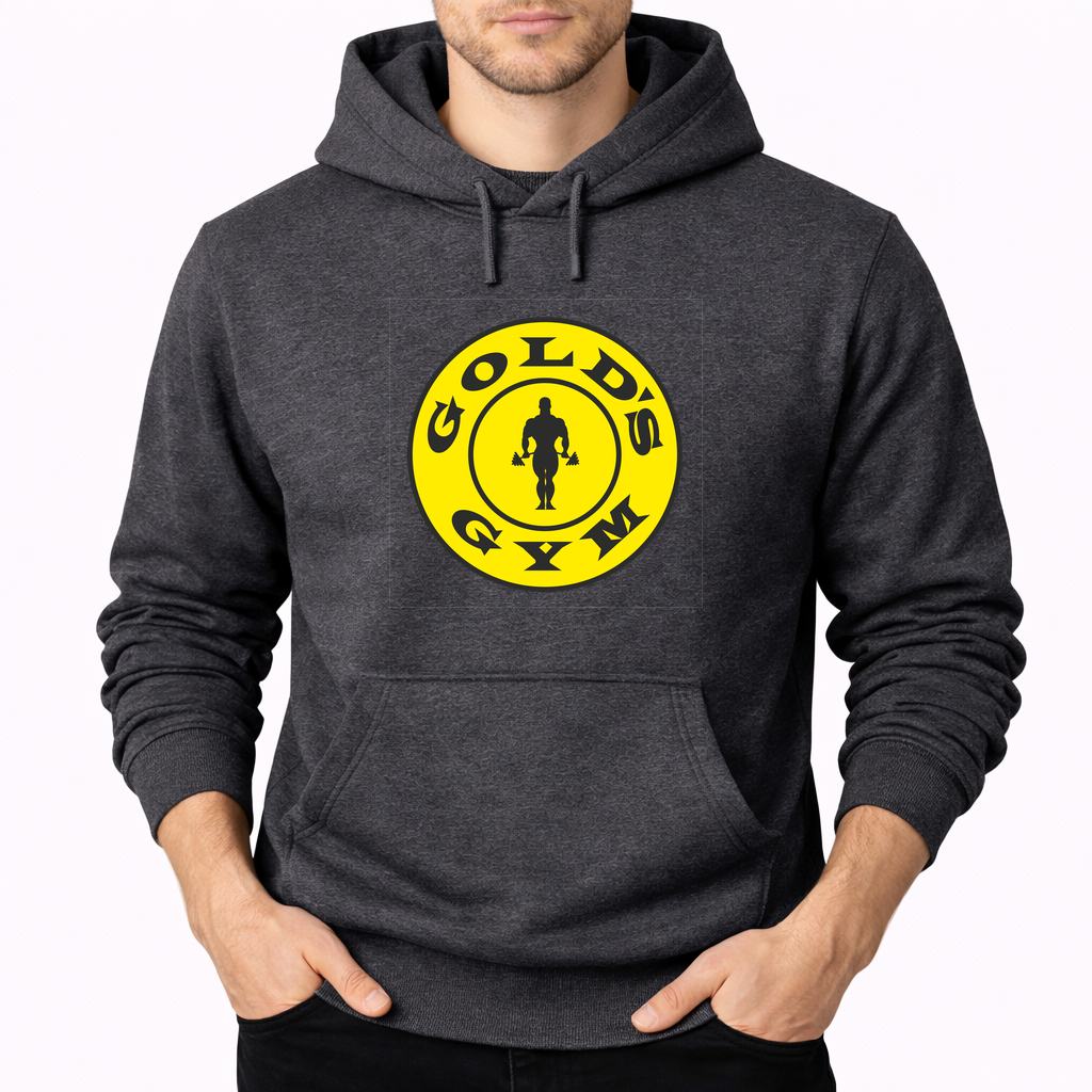 Men's Gold's Gym Pullover Hoodie - Charcoal