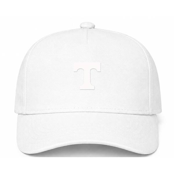 Tennessee Volunteers Logo Version 2 White Dad Baseball Cap Hat