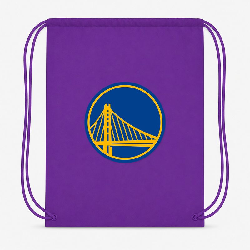 Golden State Warriors Drawstring Bag - Purple