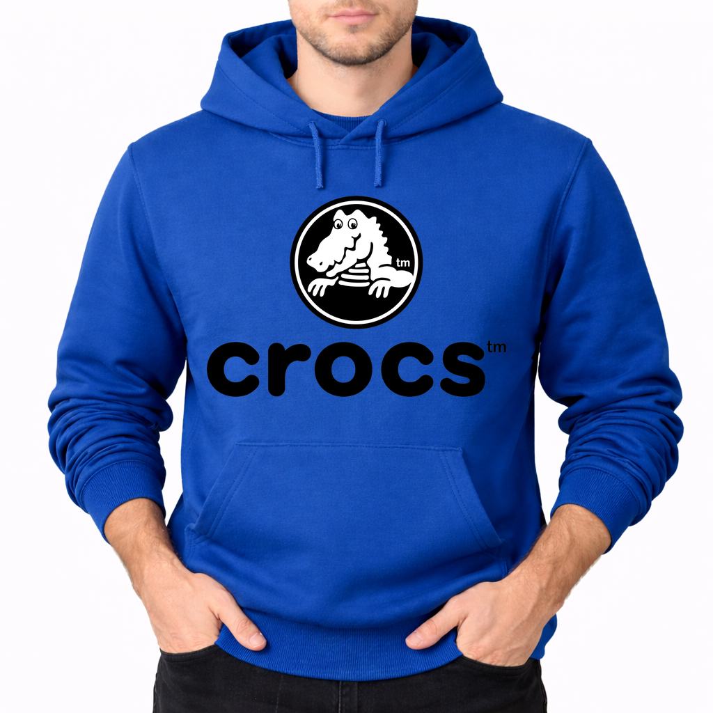 Men's Crocs Pullover Hoodie - Blue