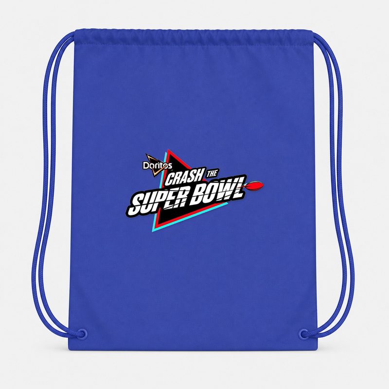 Crash The Super Bowl Drawstring Bag - Blue