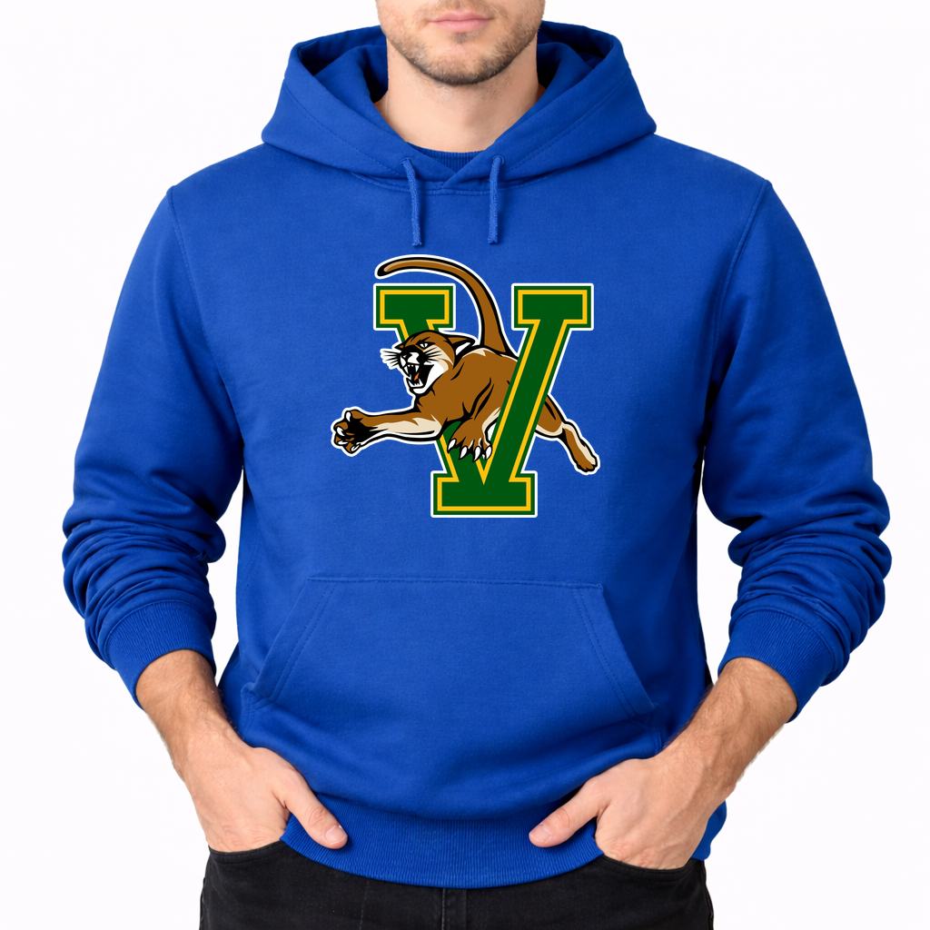 Men's Vermont Catamounts Pullover Hoodie - Blue