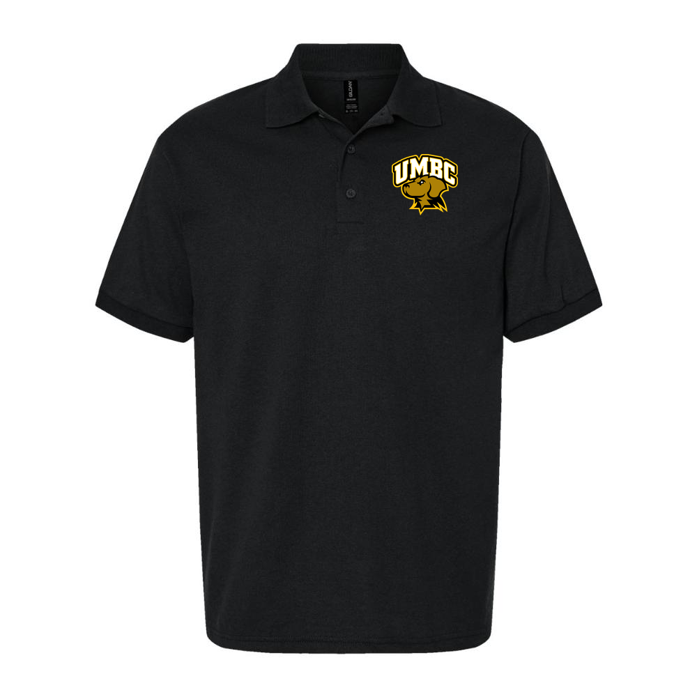 Men's UMBC Retrievers Dry Blend Polo - Black