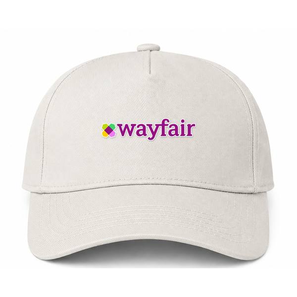 Wayfair Logo Beige Dad Baseball Cap Hat