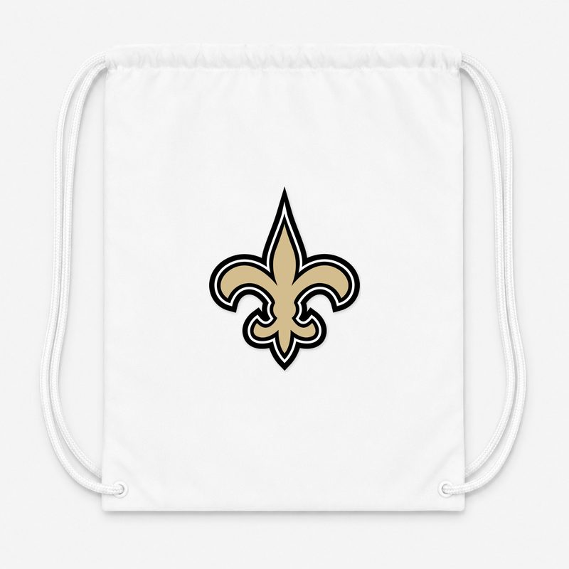 New Orleans Saints Drawstring Bag - White