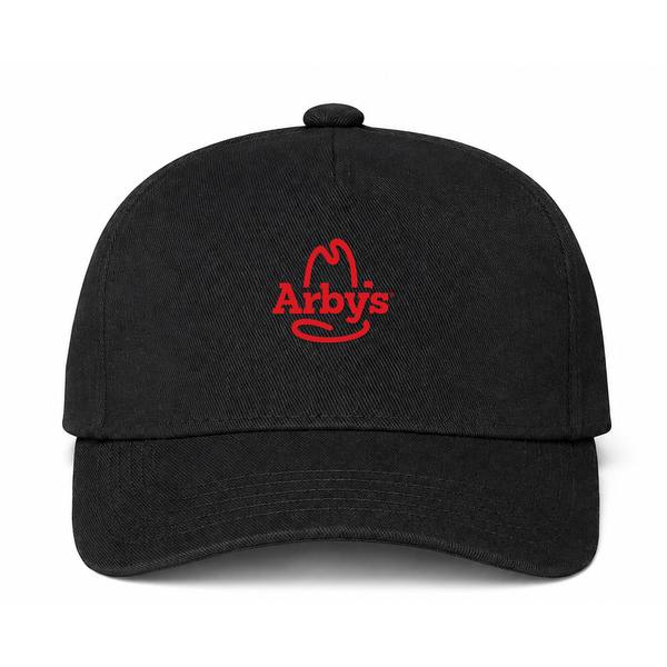 Arby's Logo Version 2 Black Dad Baseball Cap Hat