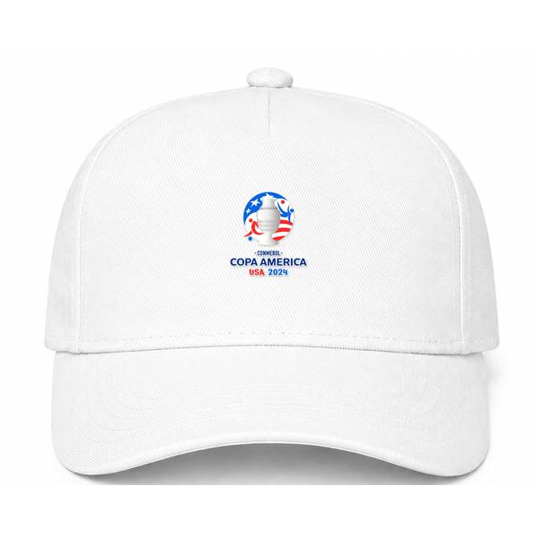 Copa América 2024 Logo White Dad Baseball Cap Hat