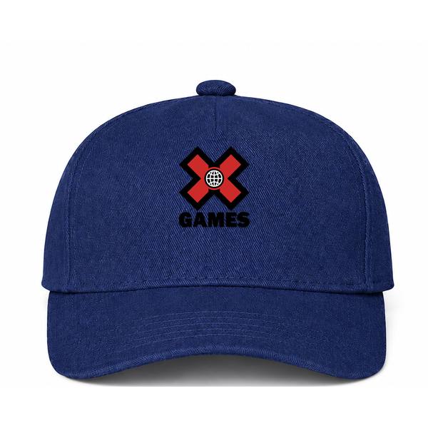 X Games Logo Navy Dad Baseball Cap Hat