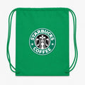 Starbucks Coffee Drawstring Bag - Green