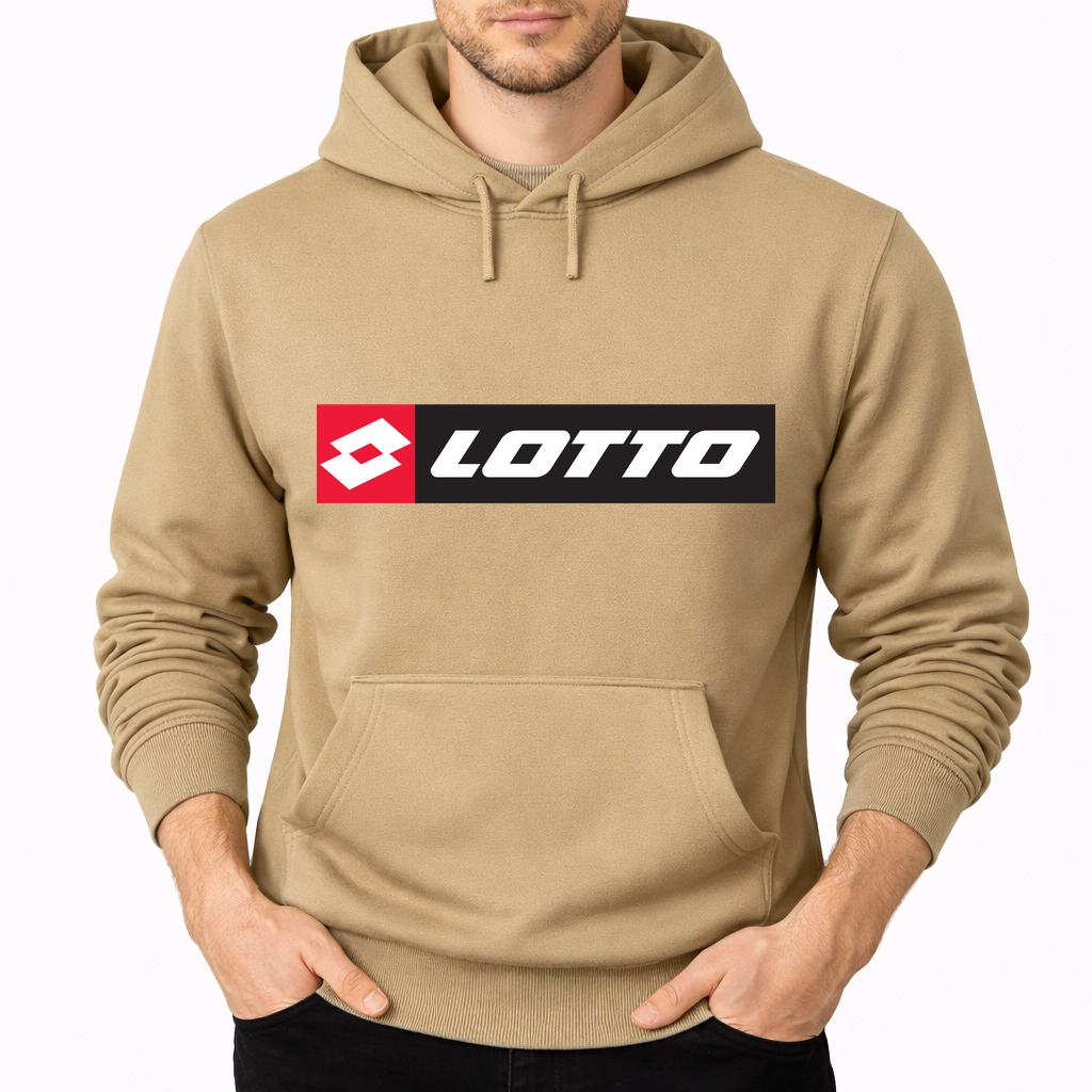 Men's Lotto Pullover Hoodie - Tan