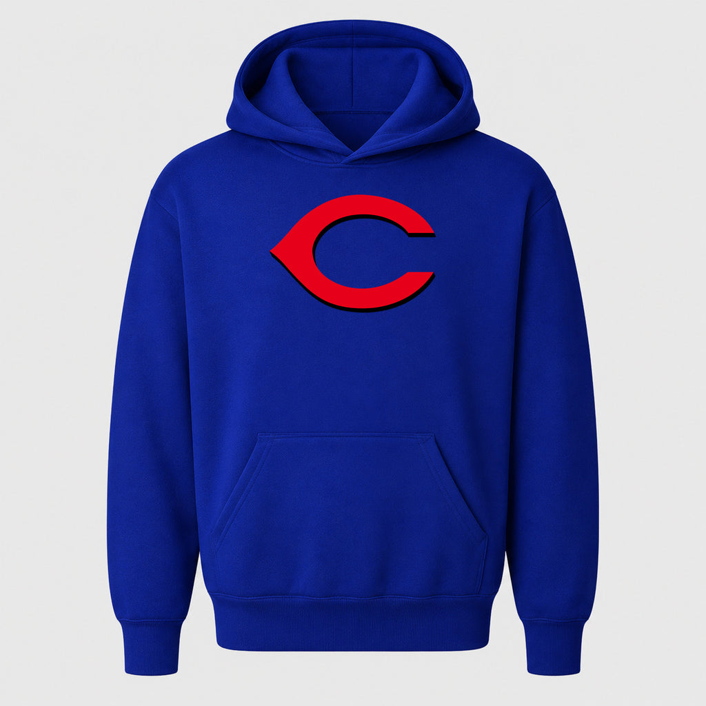 Youth Cincinnati Reds Pullover Hoodie - Royal Blue
