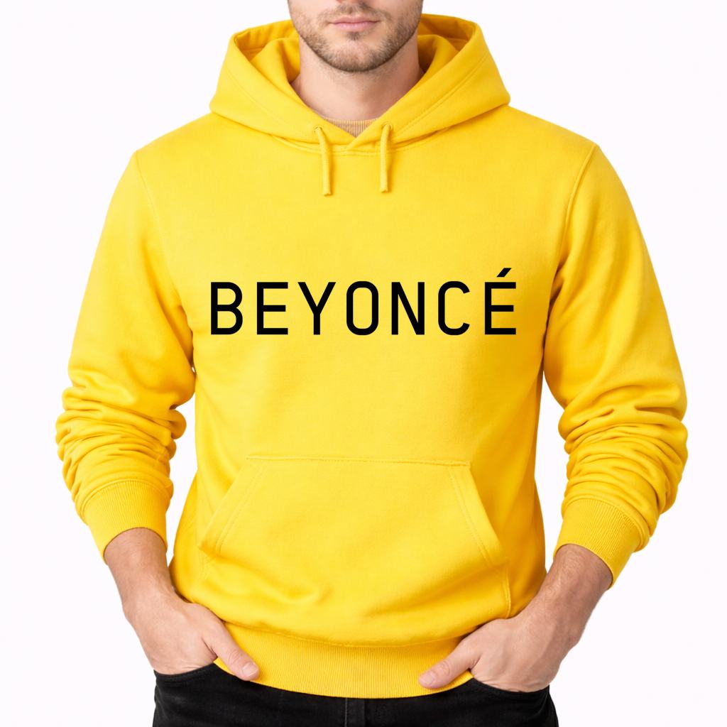 Men's Beyoncé Pullover Hoodie - Yellow