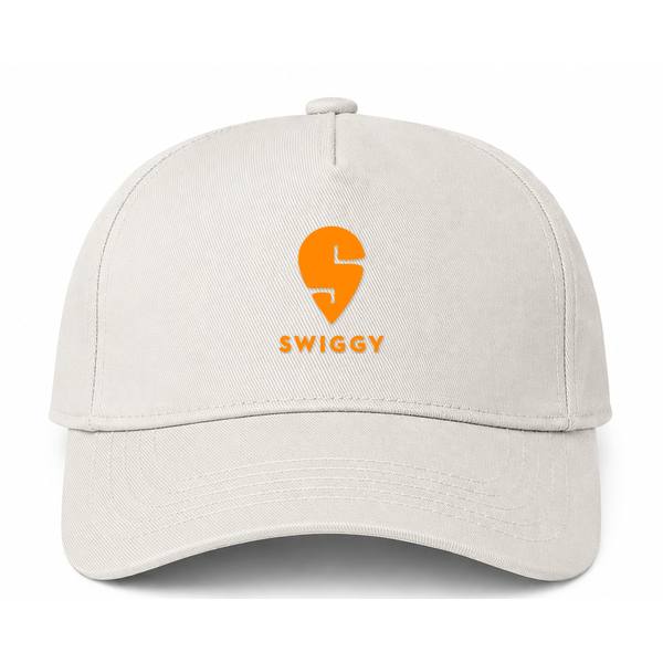 Swiggy Logo Beige Dad Baseball Cap Hat
