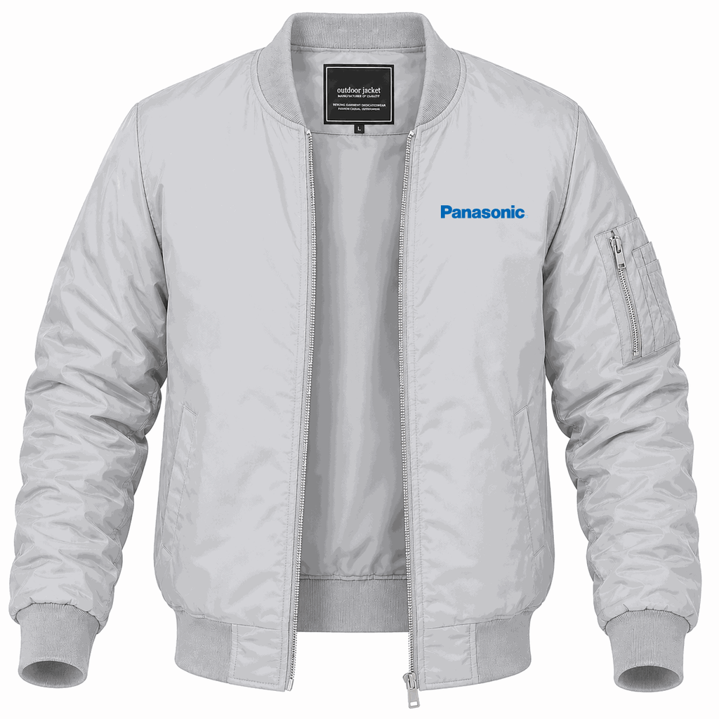 Men's Panasonic Lightweight Bomber Jacket - Gray