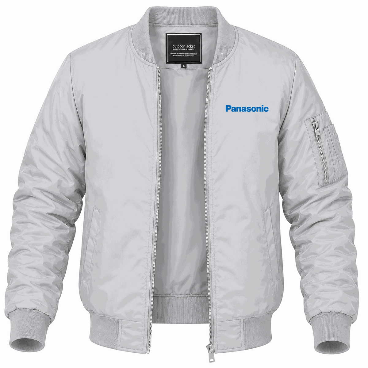 Men's Panasonic Lightweight Bomber Jacket - Gray
