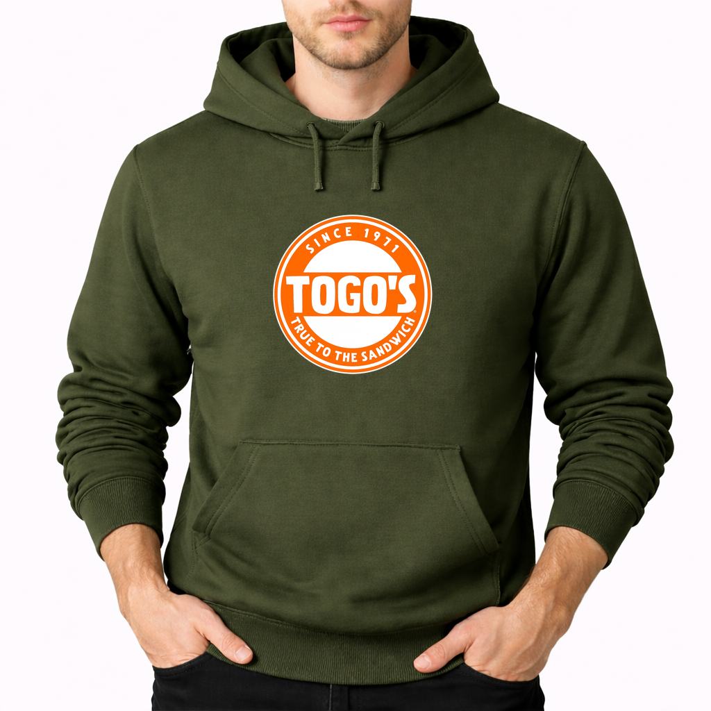 Men's Togo's Pullover Hoodie - Army Green