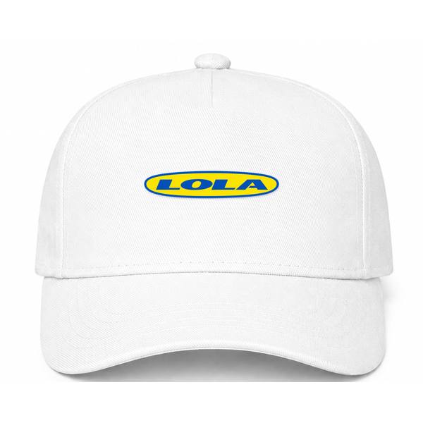 Lola White Dad Baseball Cap Hat