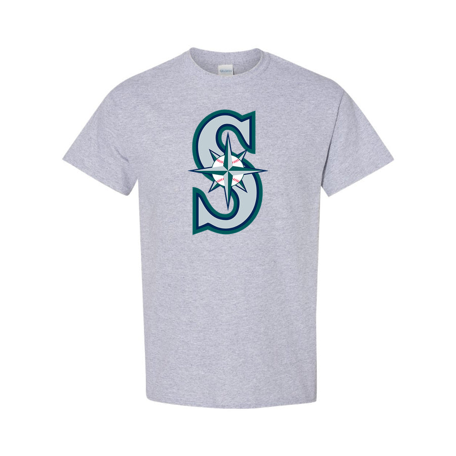 Youth's Seattle Mariners Cotton T-Shirt - Gray