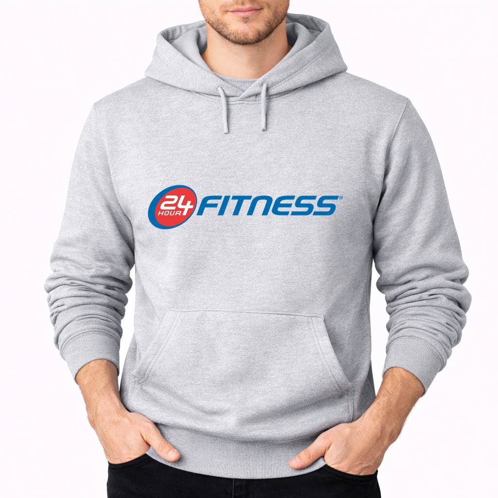 Men's 24 Hour Fitness Pullover Hoodie - Gray
