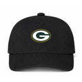 Green Bay Packers NFL Logo Black Dad Baseball Cap Hat