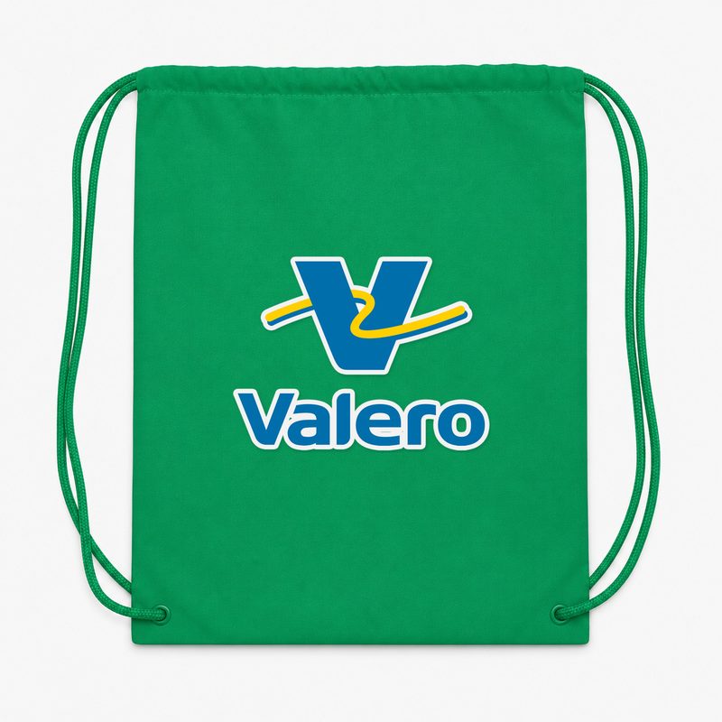 Valero Gas Station Drawstring Bag - Green