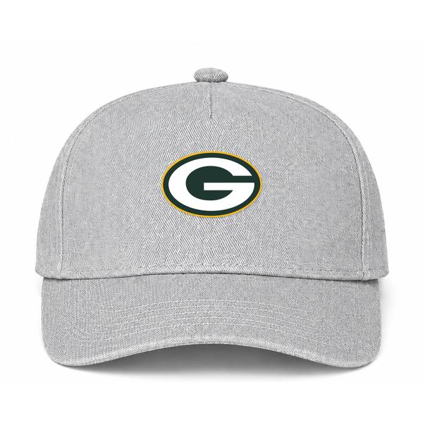 Green Bay Packers NFL Logo Gray Dad Baseball Cap Hat