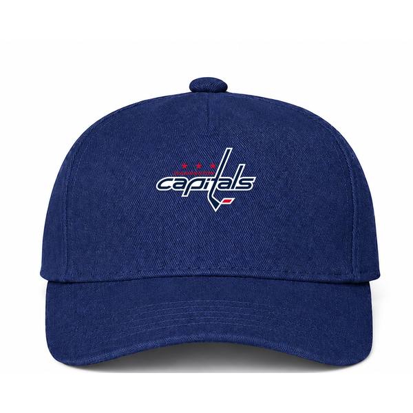 Washington Capitals NHL Logo Navy Dad Baseball Cap Hat