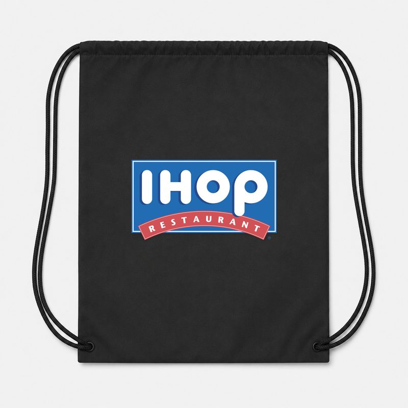 Ihop Drawstring Bag - Black