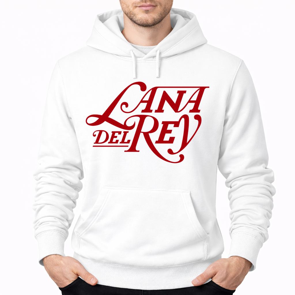 Men's Lana Del Rey Pullover Hoodie - White