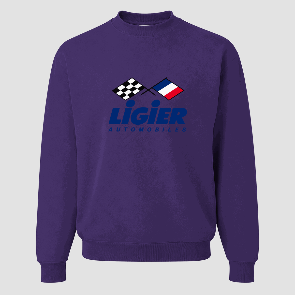 Men's Ligier Automobiles Crewneck Sweatshirt - Purple