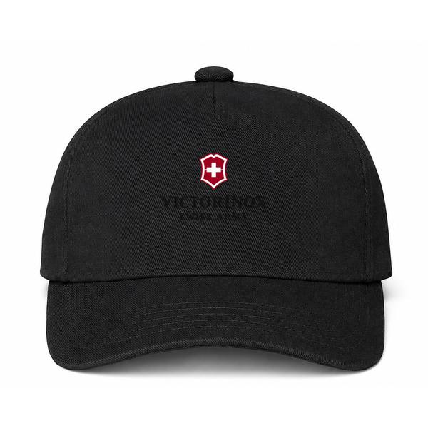 Victorinox Swiss Army Logo Black Dad Baseball Cap Hat