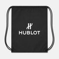 Hublot White Drawstring Bag - Black