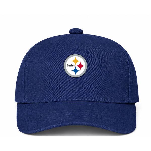 Pittsburgh Steelers NFL Logo Navy Dad Baseball Cap Hat