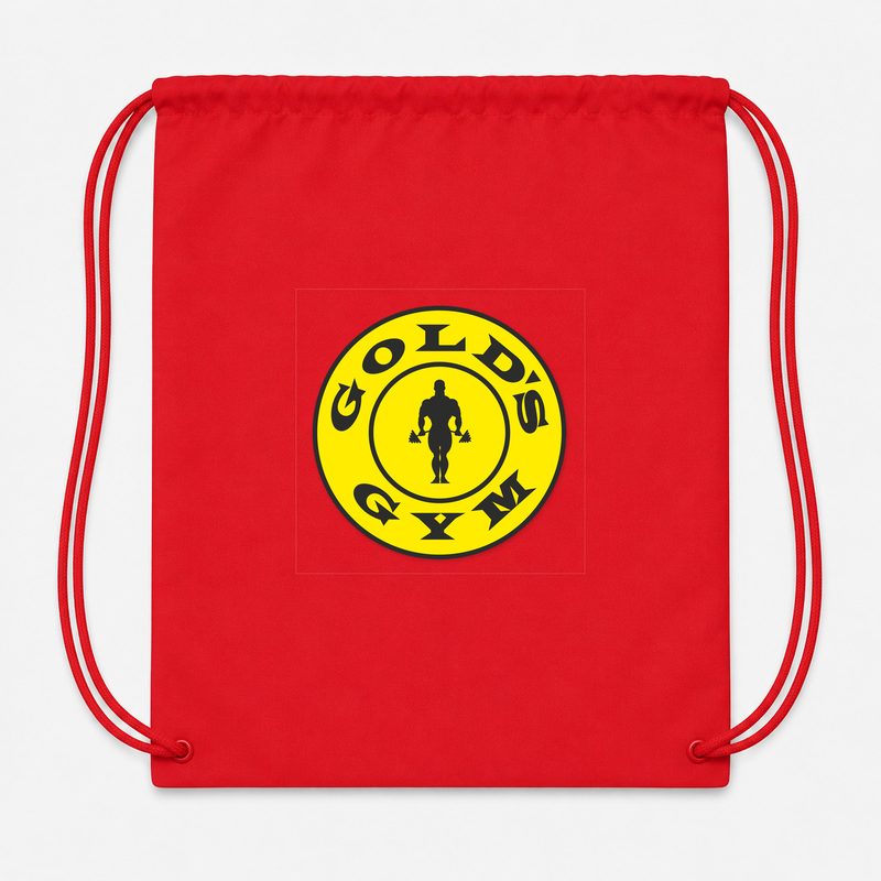 Gold's Gym Drawstring Bag - Red
