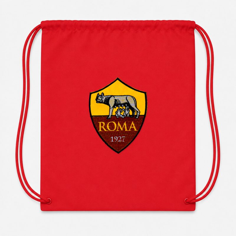 AS Roma FC Drawstring Bag - Red