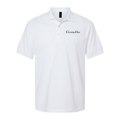 Men's Dior Black Logo Dry Blend Polo - White