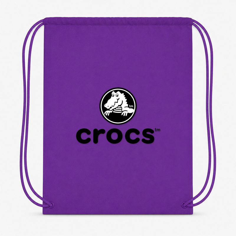 Crocs Drawstring Bag - Purple