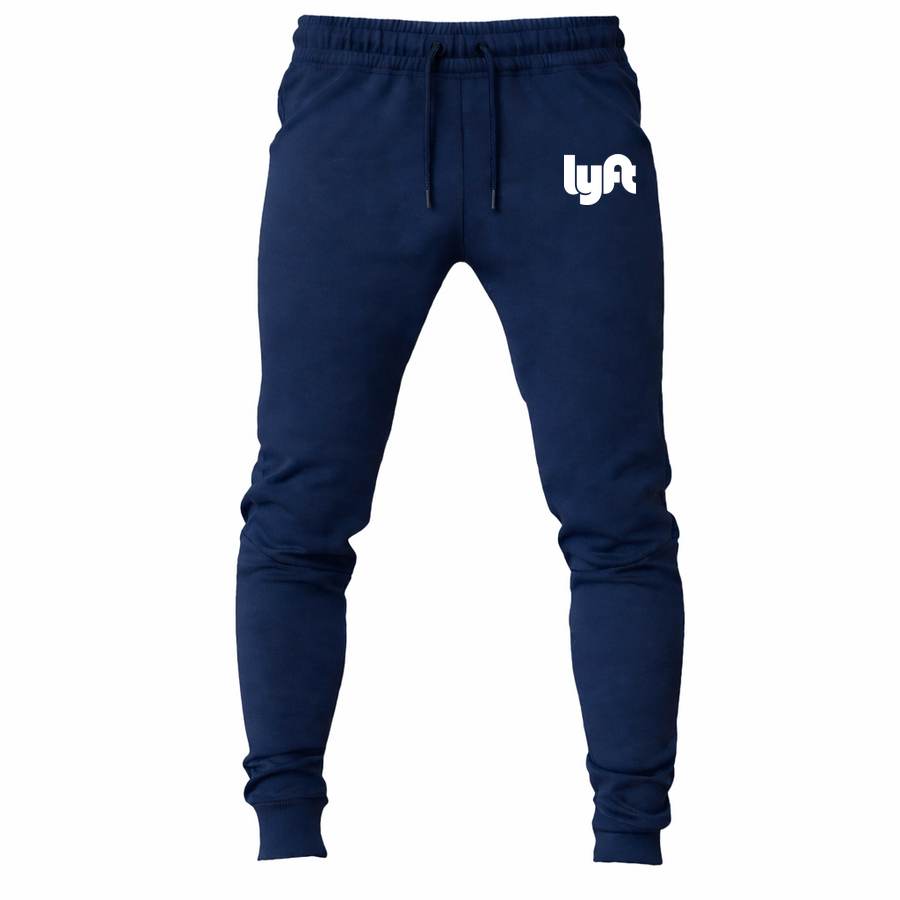 Lyft White joggers sweatpants - Navy