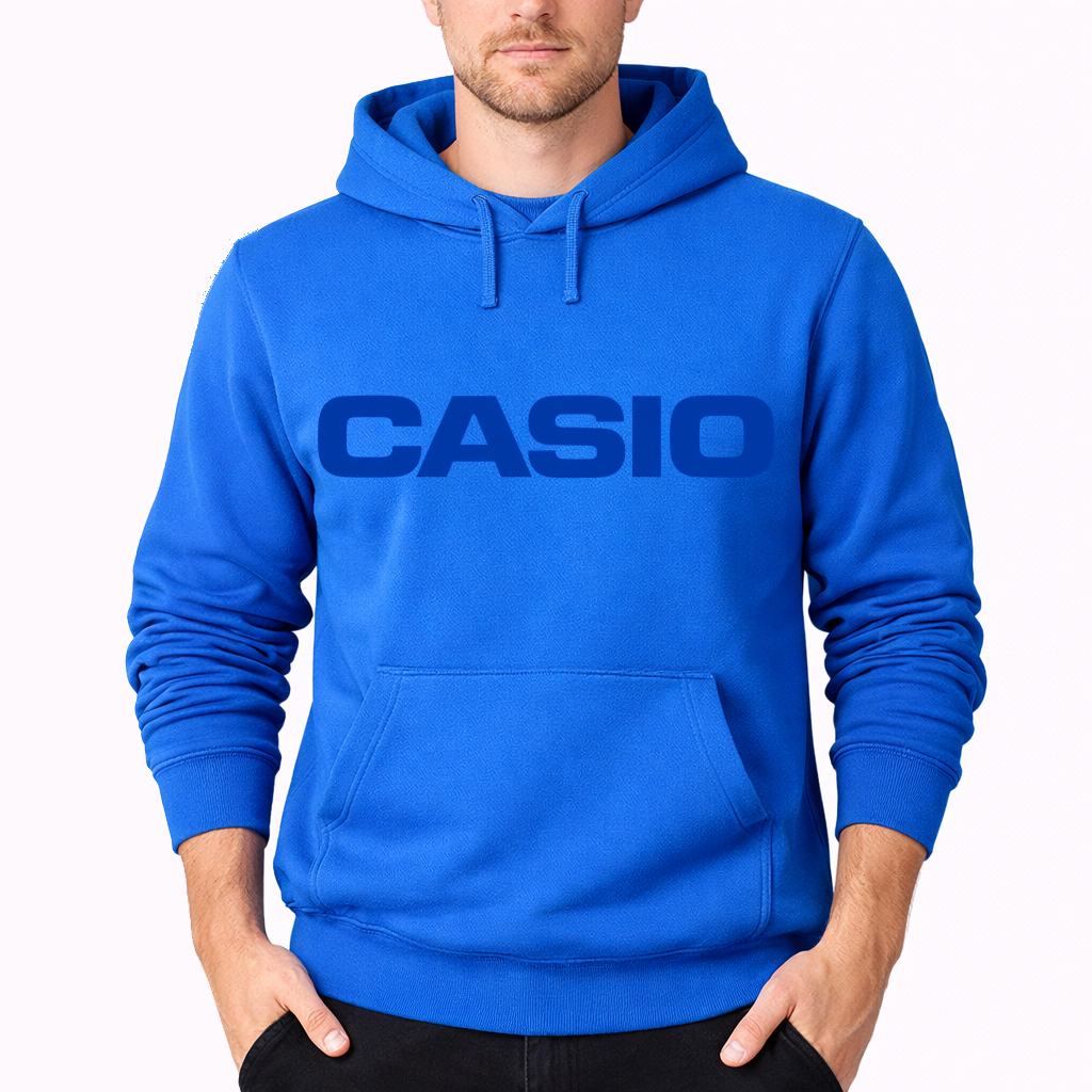 Men's Casio Pullover Hoodie - Azure