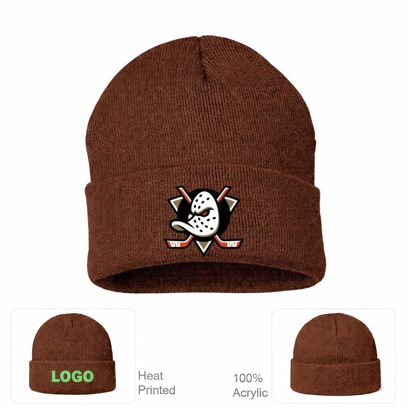 Anaheim Ducks Brown Beanie Hat