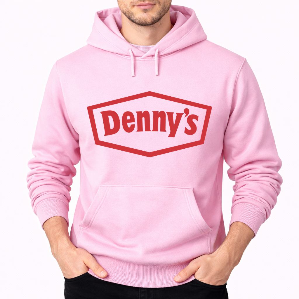 Men's Dennys Pullover Hoodie - Pink