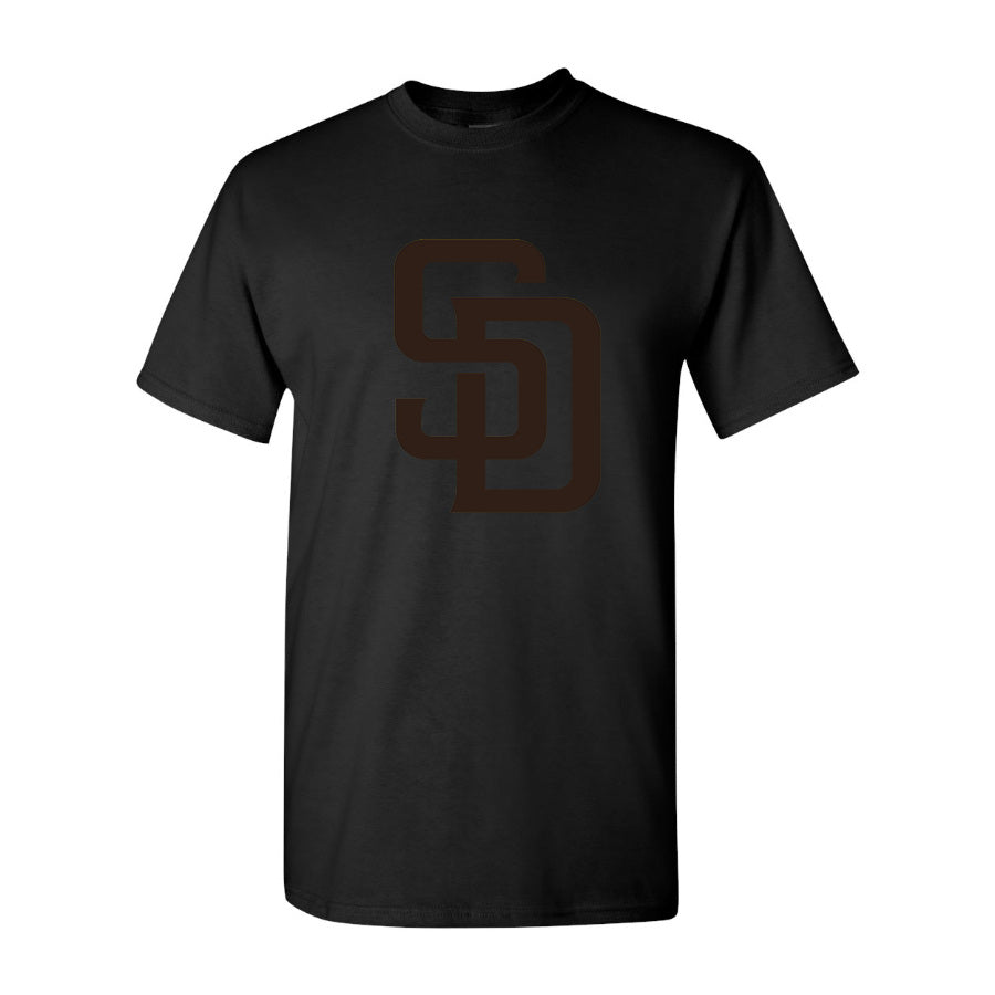 Youth's San Diego Padres Cotton T-Shirt - Black