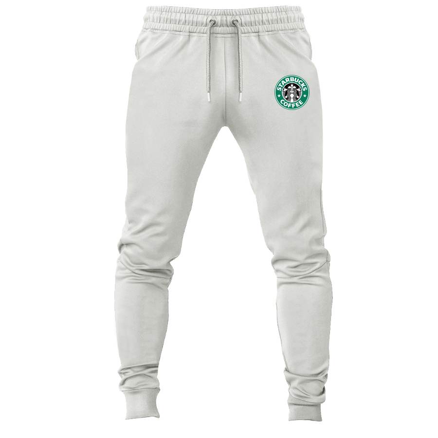 Starbucks joggers sweatpants - White