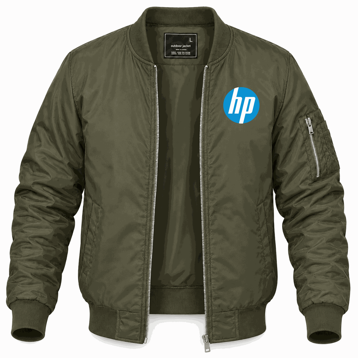 Men's HP Lightweight Bomber Jacket - Army Green