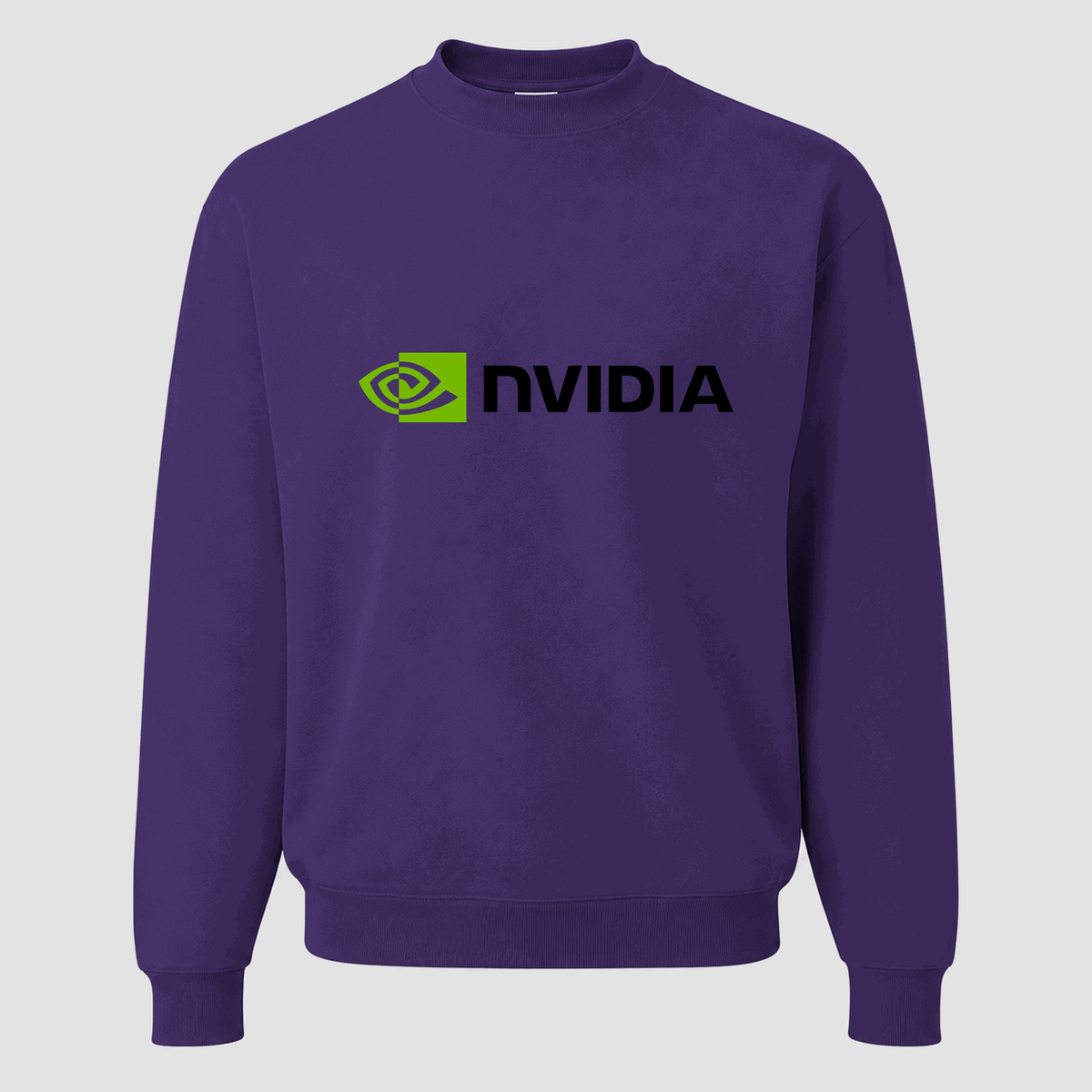 Men's NVIDIA Crewneck Sweatshirt - Purple