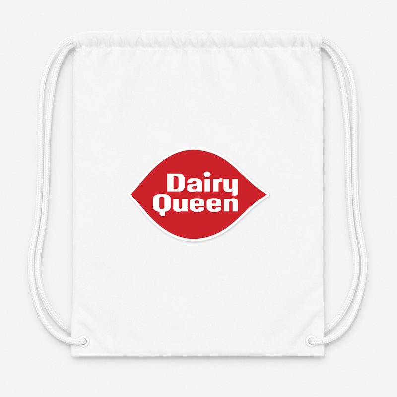 Dairy Queen Drawstring Bag - White