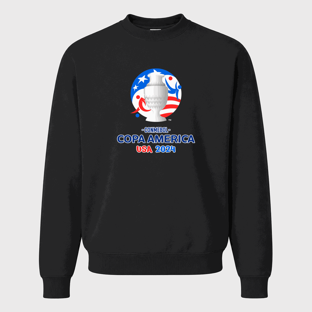 Men's Copa América 2024 Logo Crewneck Sweatshirt - Black