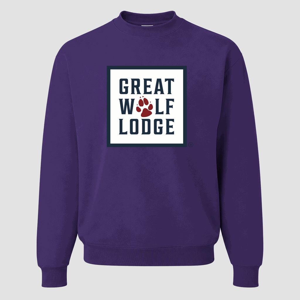 Men's Great Wolf Lodge Crewneck Sweatshirt - Purple