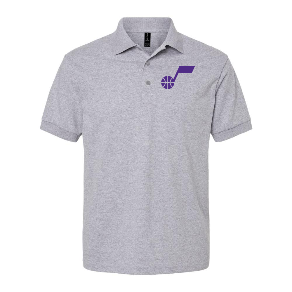 Men's Utah Jazz Dry Blend Polo - Gray
